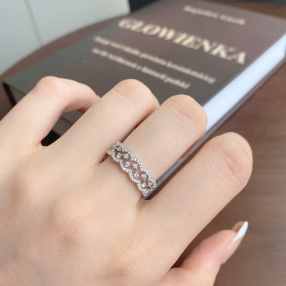 [ElanLuxe Jewelry]Elegant Resplendent Round Shape Party Ring