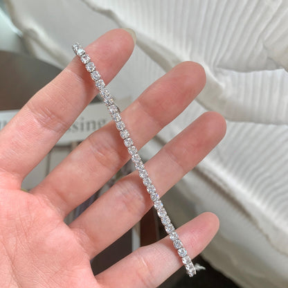[ElanLuxe Jewelry]Sparkling Round Cut Daily Bracelet