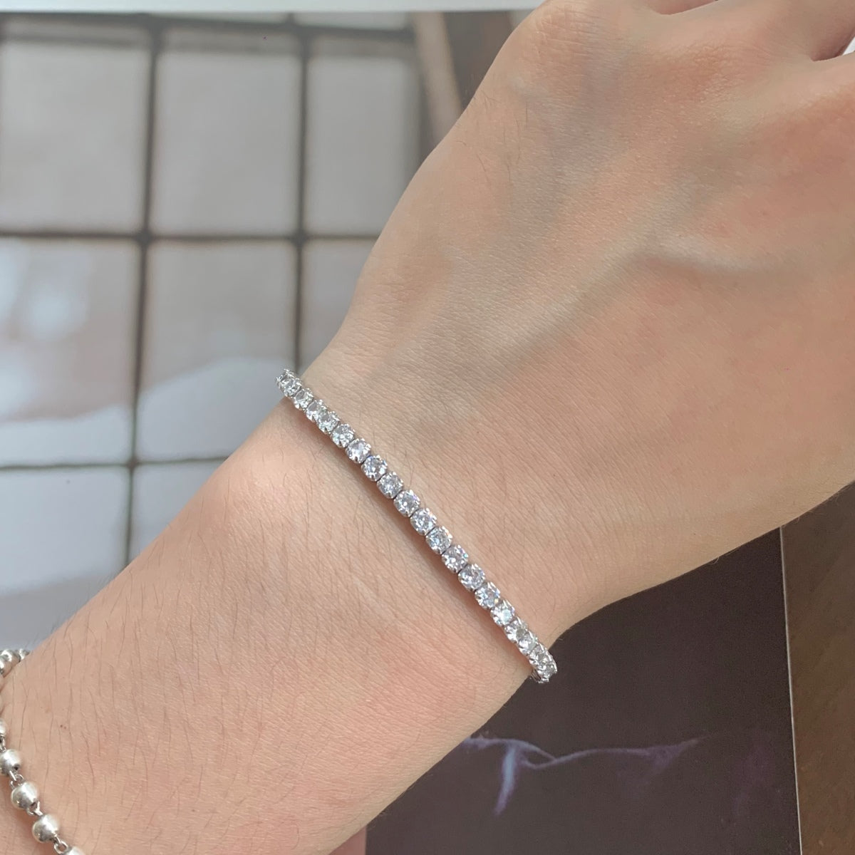 [ElanLuxe Jewelry]Sparkling Round Cut Daily Bracelet