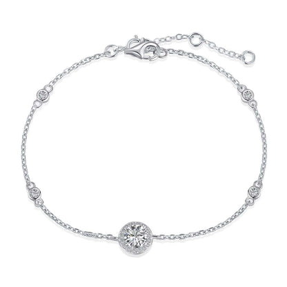 [ElanLuxe Jewelry]Dazzling Round Cut Shape Bracelet