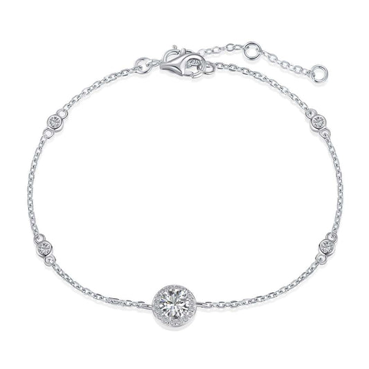 [ElanLuxe Jewelry]Dazzling Round Cut Shape Bracelet