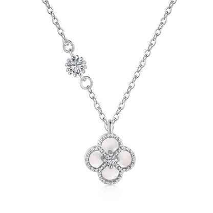 [ElanLuxe Jewelry]Delicate Flower Shape Necklace