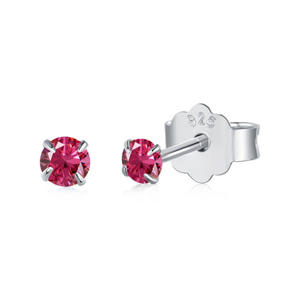 [ElanLuxe Jewelry]Delicate Solitaire Earrings