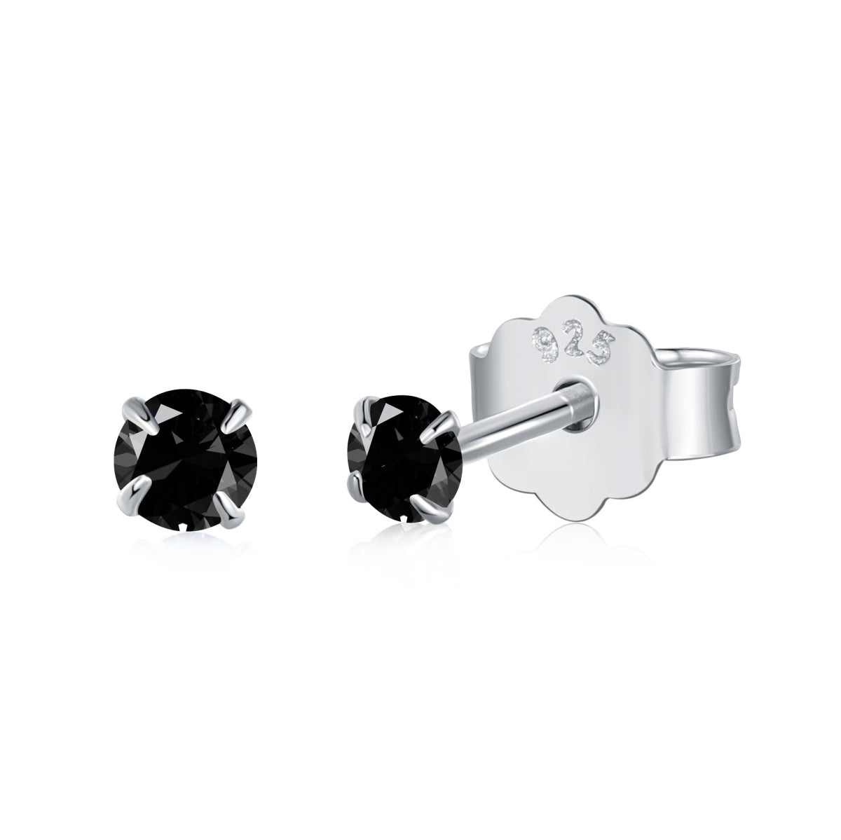 [ElanLuxe Jewelry]Delicate Solitaire Earrings