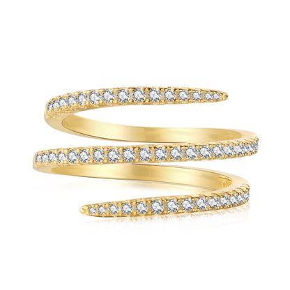 [ElanLuxe Jewelry]Unique Vibrant Entangle Daily Ring