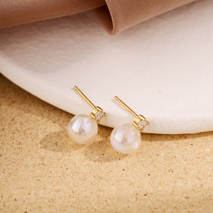 [ElanLuxe Jewelry]Symphony Mermaid Pearl Earrings