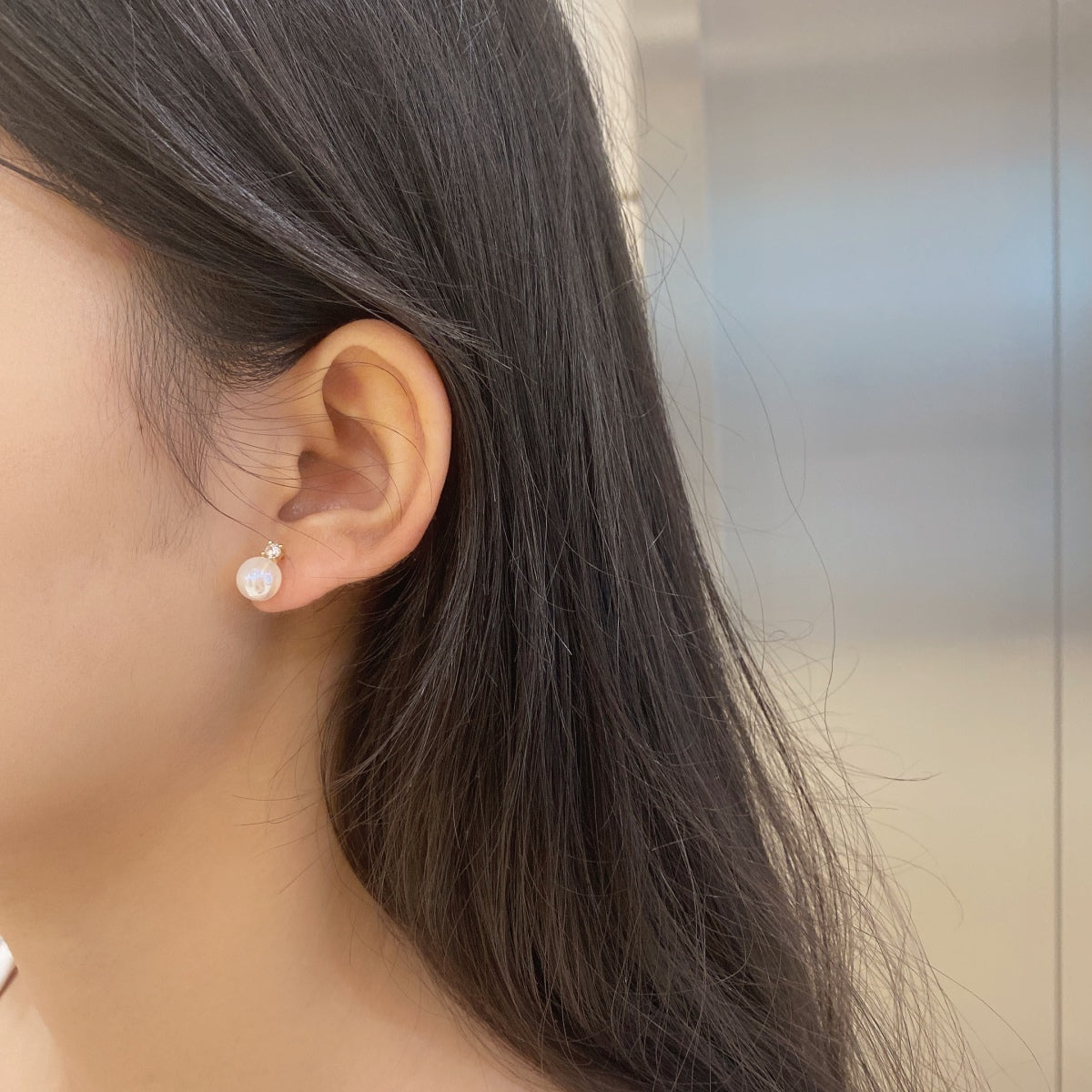 [ElanLuxe Jewelry]Symphony Mermaid Pearl Earrings