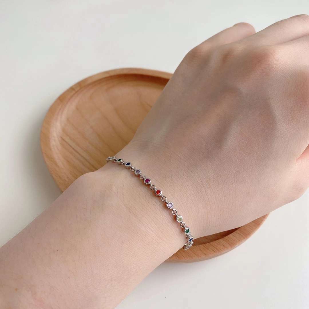 [ElanLuxe Jewelry]Colorful Bead Array Bracelet