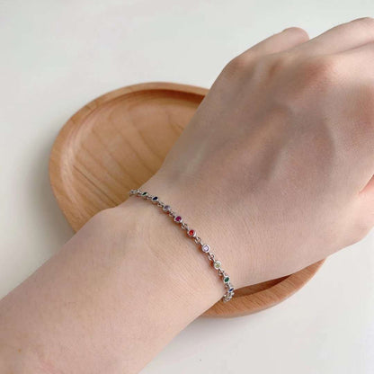 [ElanLuxe Jewelry]Colorful Bead Array Bracelet