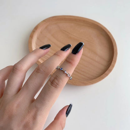 [ElanLuxe Jewelry]Unique Trapezoid Cut Daily Ring