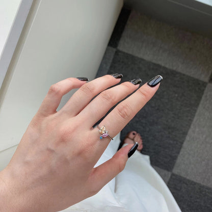 [ElanLuxe Jewelry]Radiant Colorful Multi Cut Daily Ring