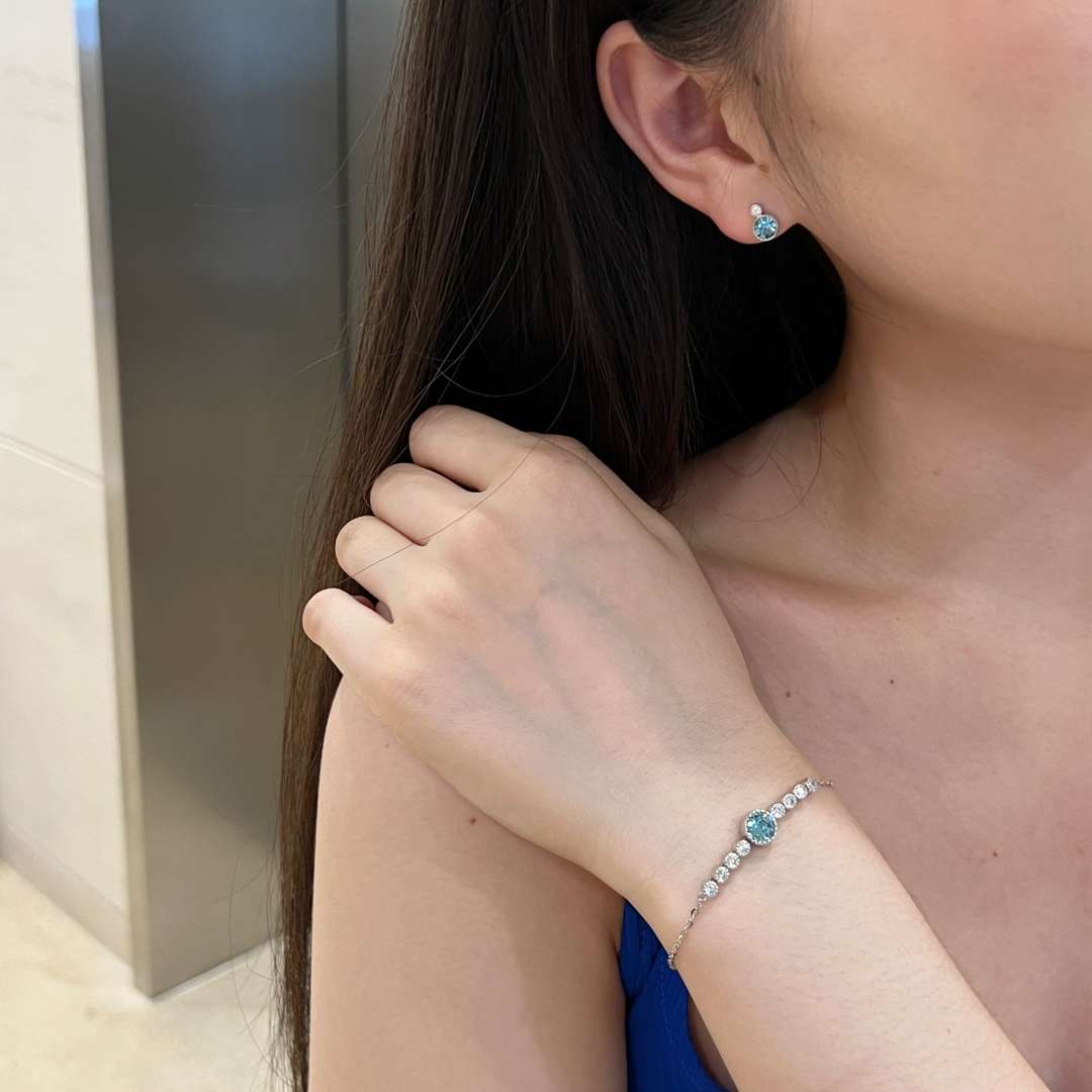 [ElanLuxe Jewelry]Luxurious Heart Of The Ocean Bracelet