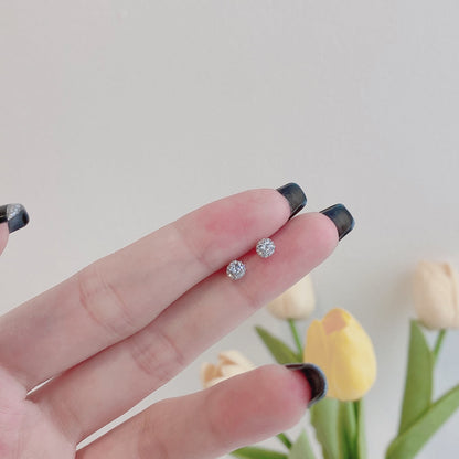 [ElanLuxe Jewelry]Sparkling Colorful Round Shape Earrings