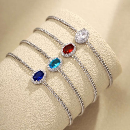 [ElanLuxe Jewelry]Exquisite Oval Shape Bracelet
