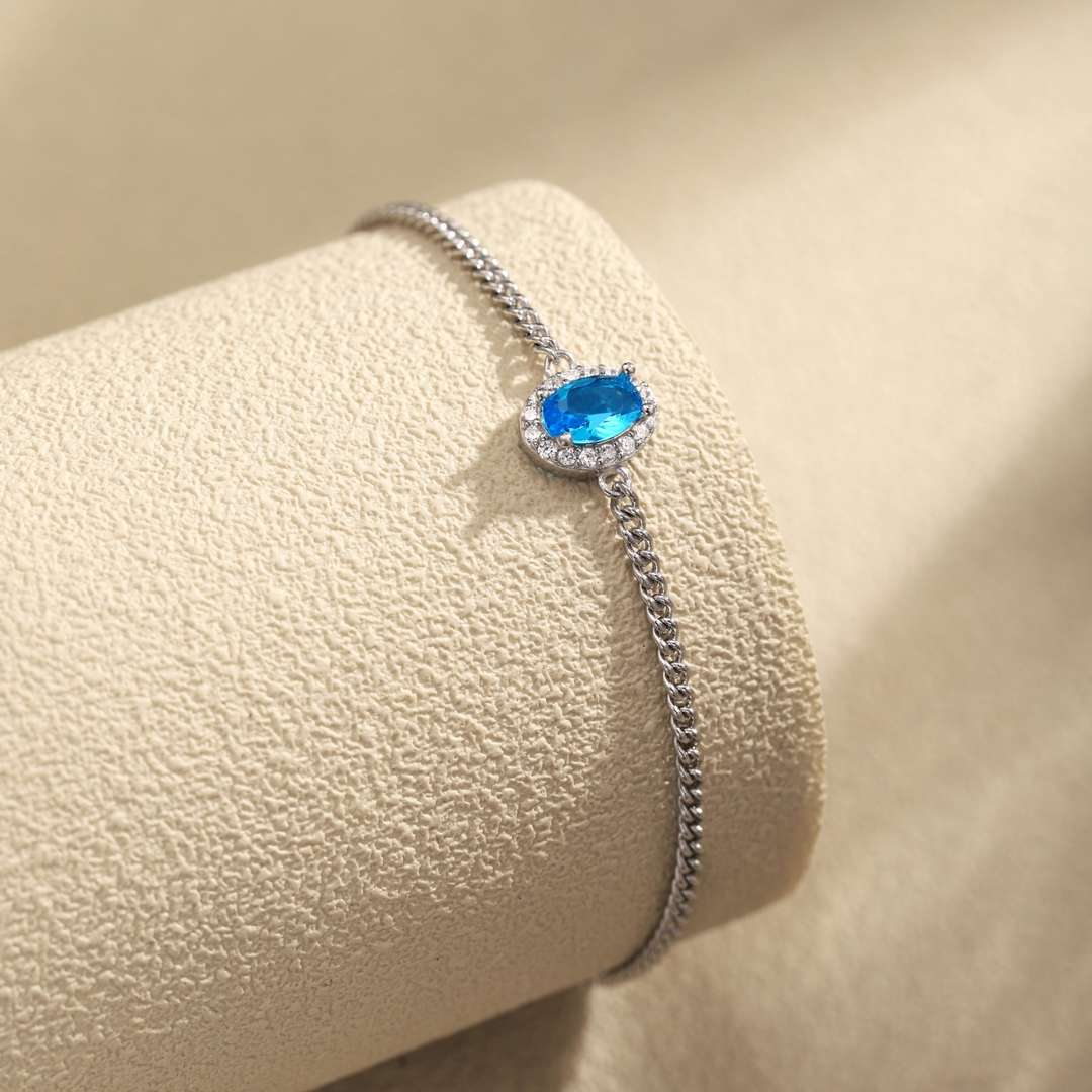 [ElanLuxe Jewelry]Exquisite Oval Shape Bracelet