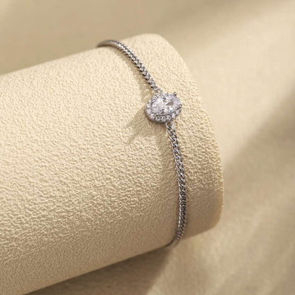 [ElanLuxe Jewelry]Exquisite Oval Shape Bracelet