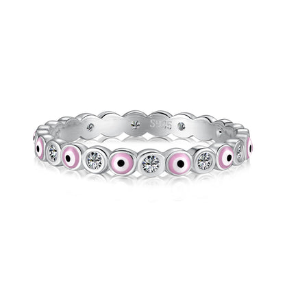 [ElanLuxe Jewelry]Sparkling Vibrant Round Shape Daily Ring
