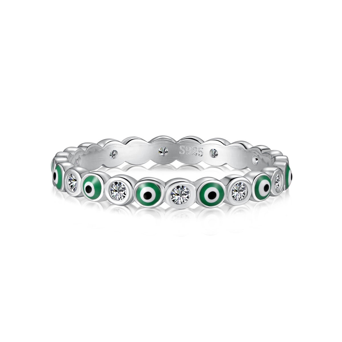[ElanLuxe Jewelry]Sparkling Vibrant Round Shape Daily Ring
