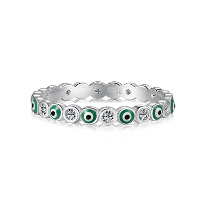 [ElanLuxe Jewelry]Sparkling Vibrant Round Shape Daily Ring