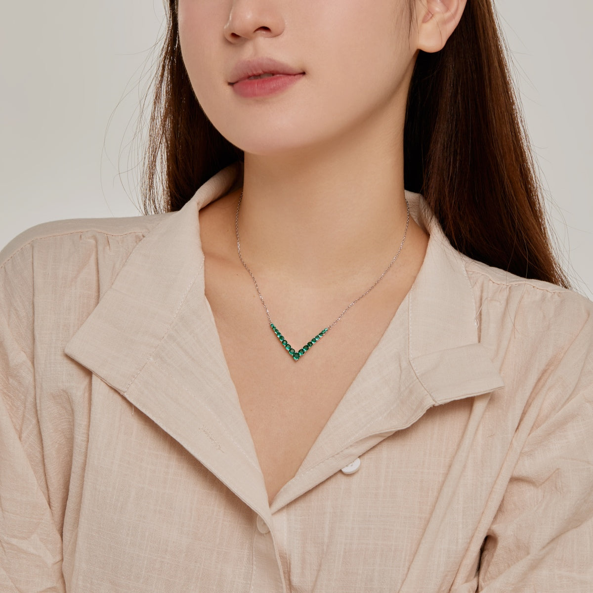 [ElanLuxe Jewelry]Ornate Round Cut Necklace