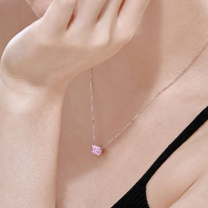 [ElanLuxe Jewelry]Luxurious Square Shape Colorful Necalack