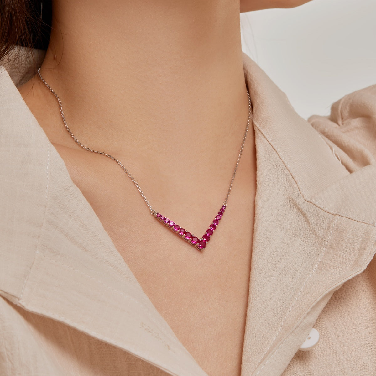 [ElanLuxe Jewelry]Ornate Round Cut Necklace