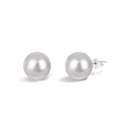 [ElanLuxe Jewelry]Delicate Pearl Earrings