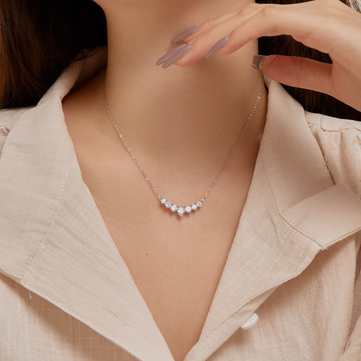 [ElanLuxe Jewelry]Dainty Colorful Heart Necklace