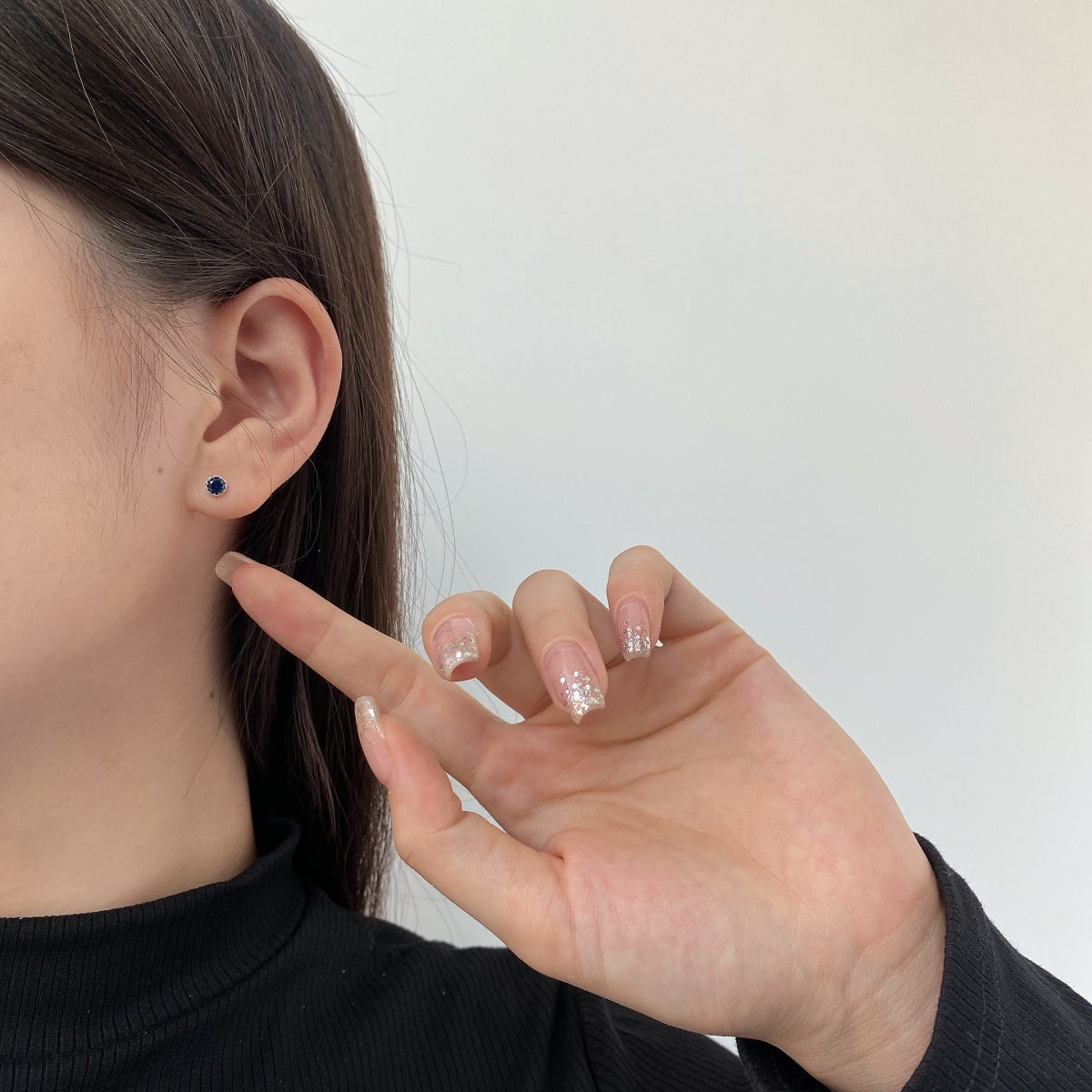 [ElanLuxe Jewelry]Sparkling Colorful Round Shape Earrings