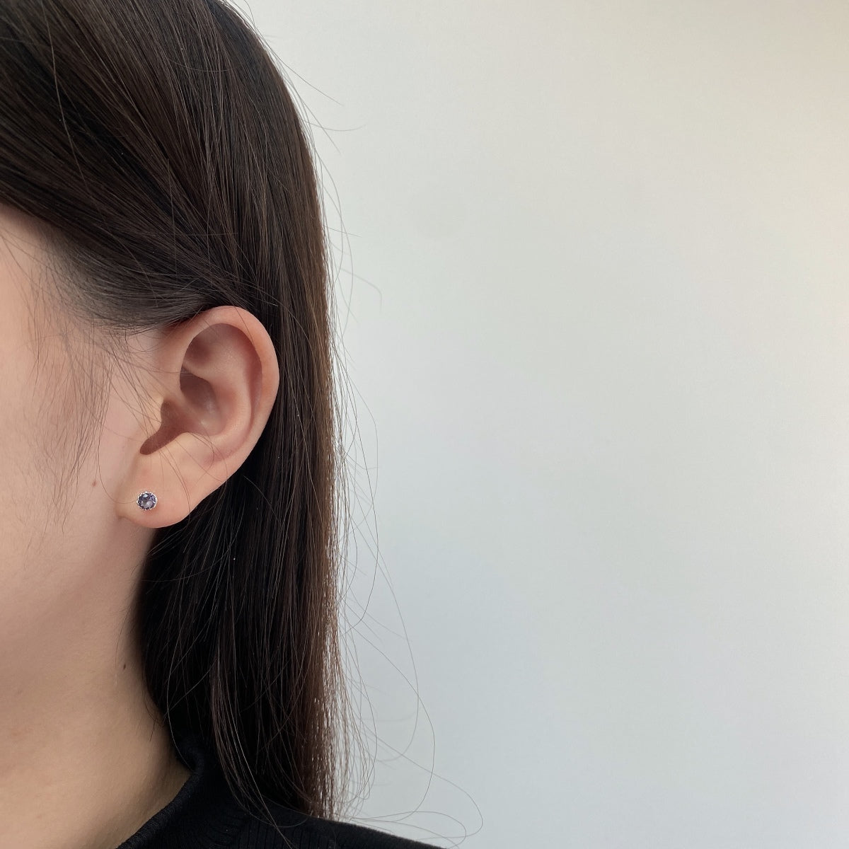 [ElanLuxe Jewelry]Sparkling Colorful Round Shape Earrings