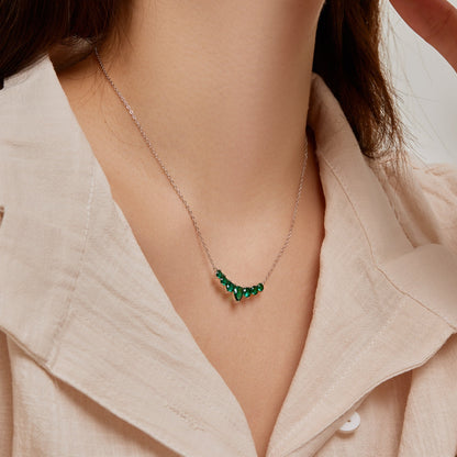 [ElanLuxe Jewelry]Dainty Colorful Heart Necklace