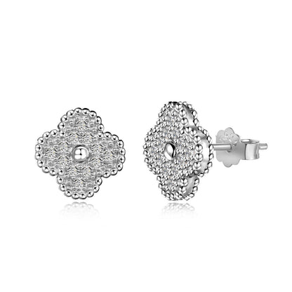 [ElanLuxe Jewelry]Four Leaf Clover Fashion Earrings