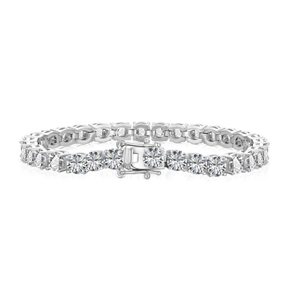 [ElanLuxe Jewelry]Ornate Sparkling Round Cut Wedding Bracelet