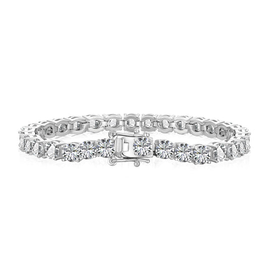 [ElanLuxe Jewelry]Ornate Sparkling Round Cut Wedding Bracelet