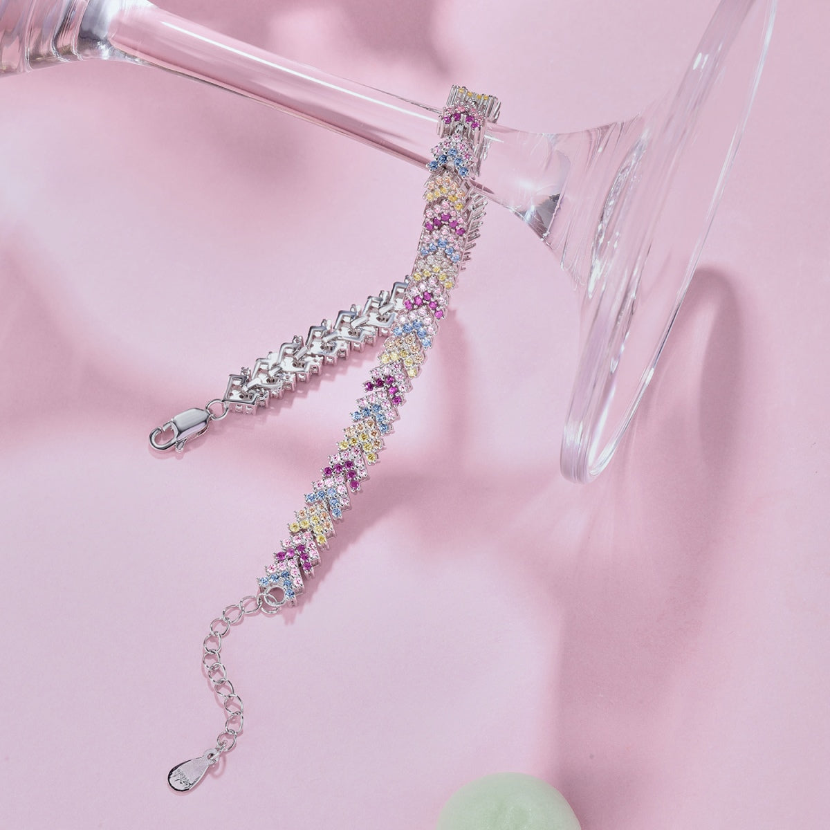 [ElanLuxe Jewelry]Ornate Sparkling Round Cut Party Bracelet
