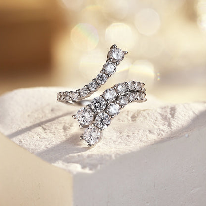[ElanLuxe Jewelry]Unique Vivid Snake Shape Daily Ring