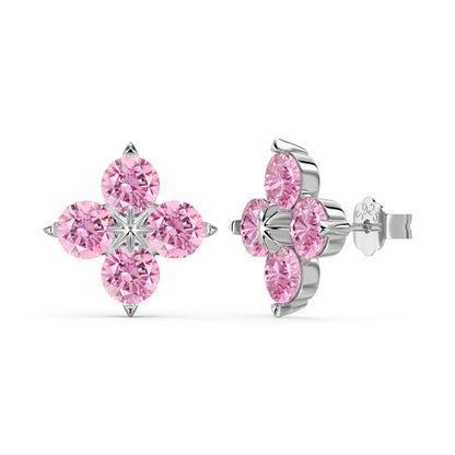 [ElanLuxe Jewelry]Four-Leaf Clover Eight-Pointed Star Earrings
