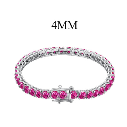 [ElanLuxe Jewelry]Radiant Colorful Round Cut Party Bracelet