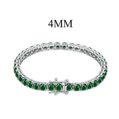 [ElanLuxe Jewelry]Radiant Colorful Round Cut Party Bracelet
