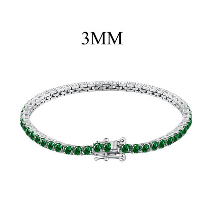 [ElanLuxe Jewelry]Radiant Colorful Round Cut Party Bracelet