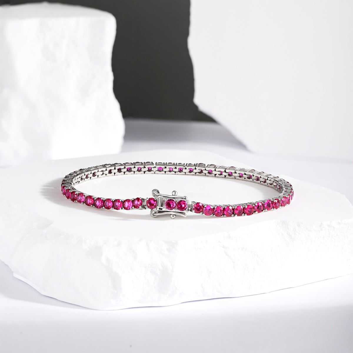[ElanLuxe Jewelry]Radiant Colorful Round Cut Party Bracelet