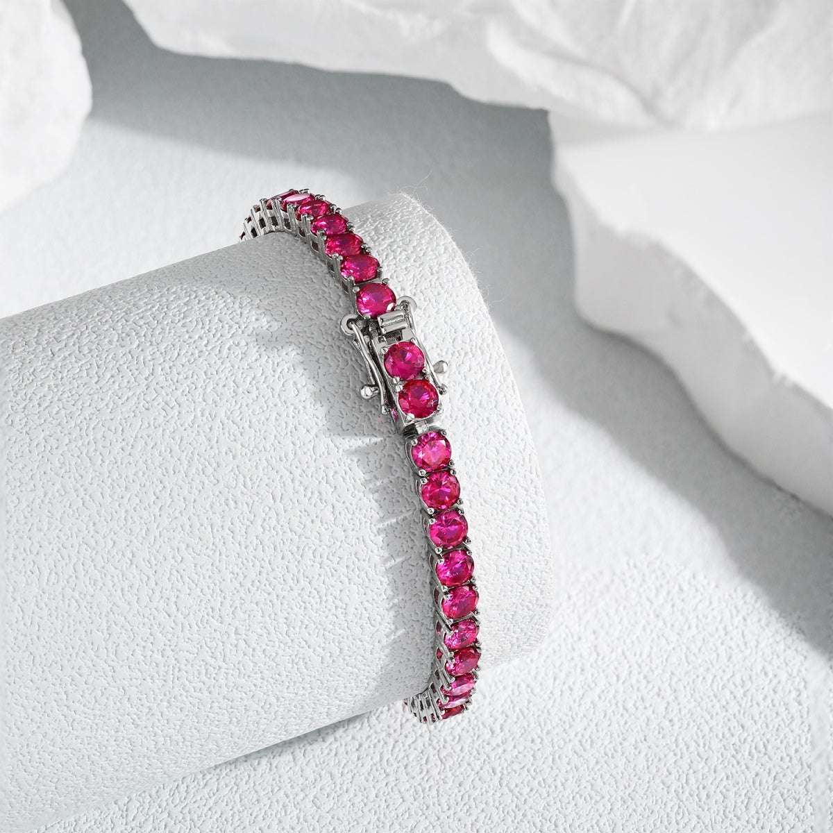 [ElanLuxe Jewelry]Radiant Colorful Round Cut Party Bracelet