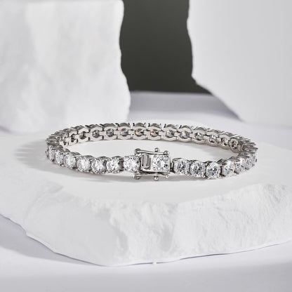 [ElanLuxe Jewelry]Ornate Sparkling Round Cut Wedding Bracelet