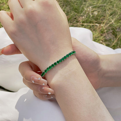 [ElanLuxe Jewelry]Radiant Colorful Round Cut Party Bracelet