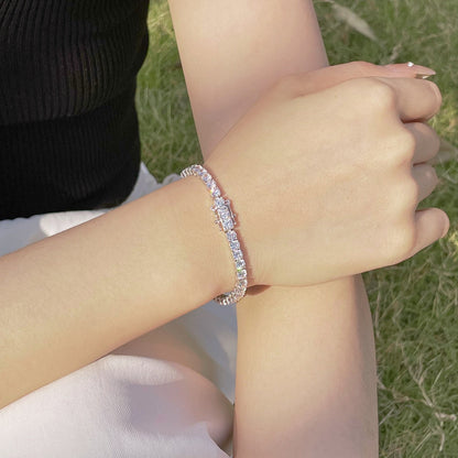 [ElanLuxe Jewelry]Radiant Colorful Round Cut Party Bracelet