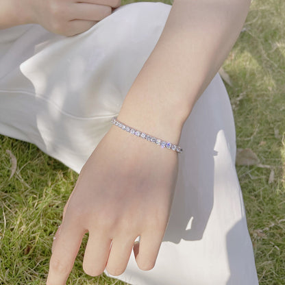 [ElanLuxe Jewelry]Radiant Colorful Round Cut Party Bracelet