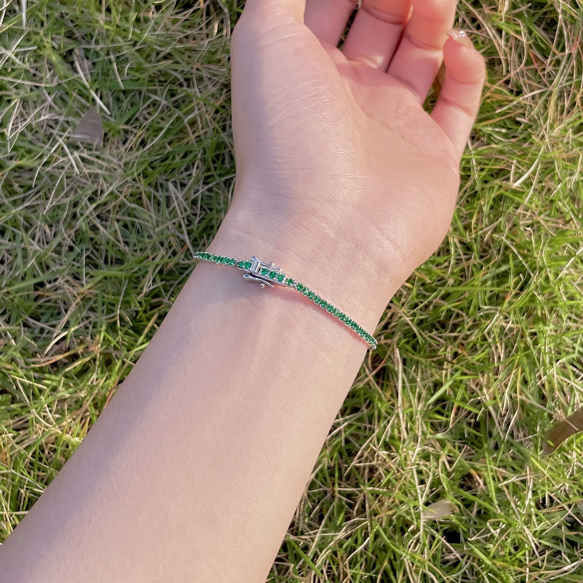 [ElanLuxe Jewelry]Radiant Colorful Round Cut Party Bracelet