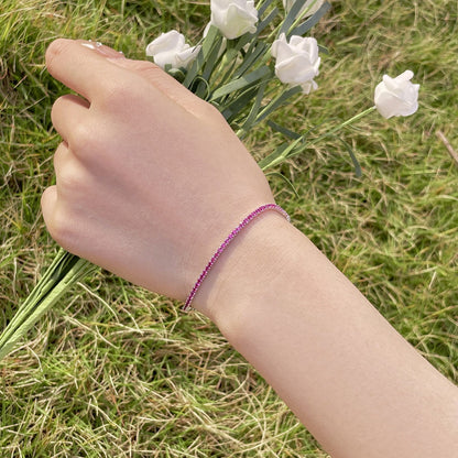 [ElanLuxe Jewelry]Radiant Colorful Round Cut Party Bracelet