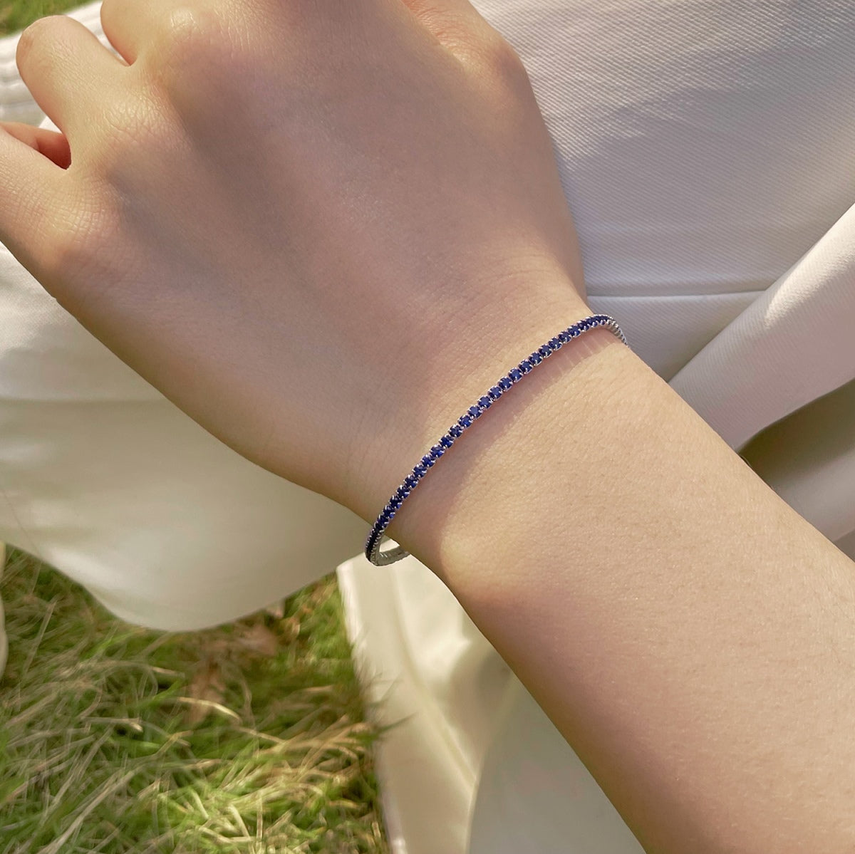 [ElanLuxe Jewelry]Radiant Colorful Round Cut Party Bracelet