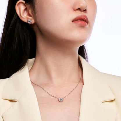 [ElanLuxe Jewelry]Exquisite Heart Shape Necklace